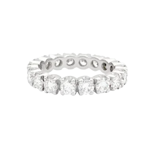 Alliance tour complet or blanc, diamants.