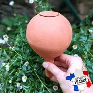 Olla 40cl à planter - Boule d'arrosage en terre cuite naturelle pour les plantes